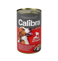 CALIBRA DOG BEEF LIVER AND VEGETABLES IN JELLY 1240 GR.